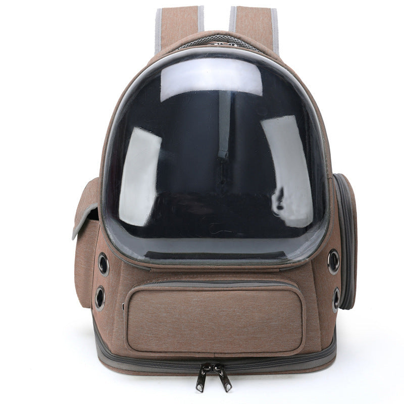 Mochila burbuja en caqui