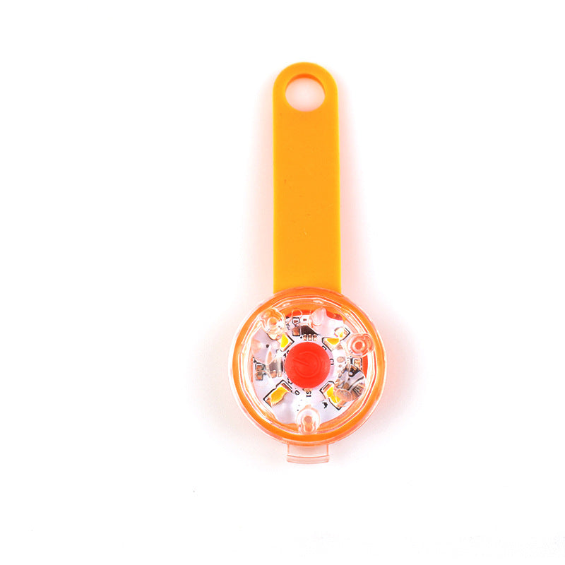 Luz LED para collar en naranja