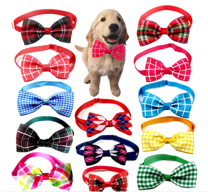 Pajarita con collar ajustable para perro y gato — foto 1