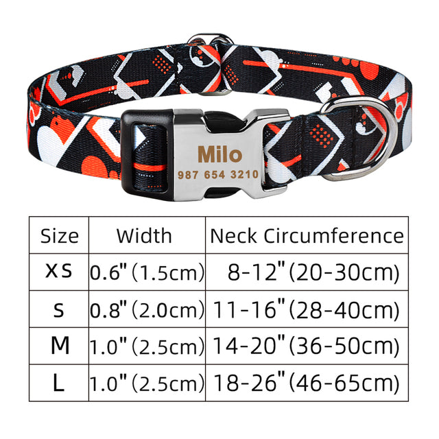 Collar de microfibra con chapa grabada — foto 4
