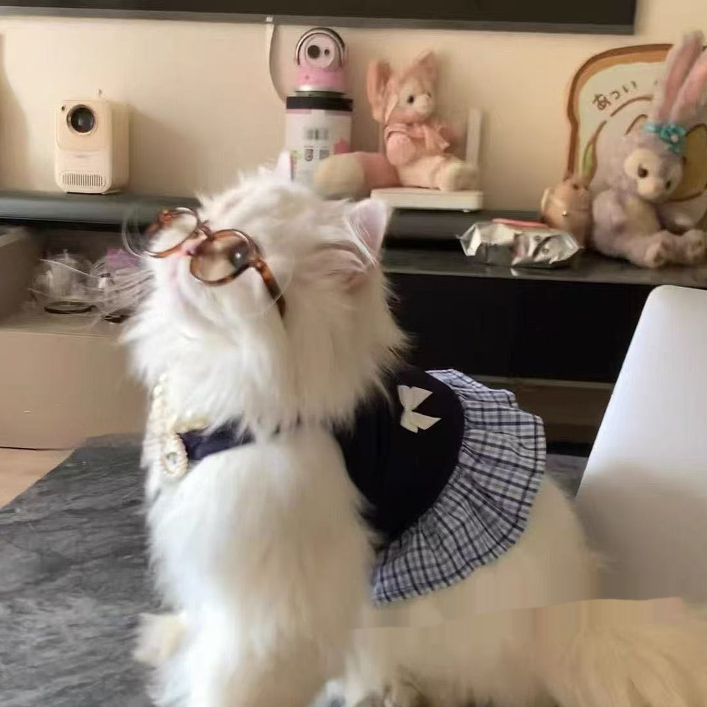 Vestido estilo colegial para perra o gata — foto 4
