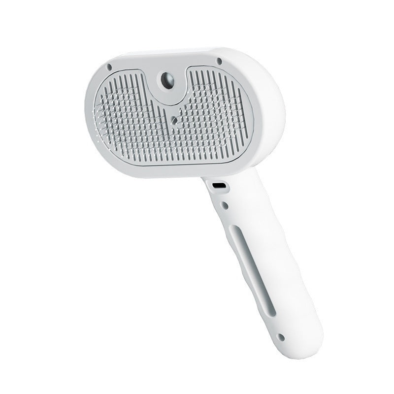 Cepillo con vaporizador en blanco