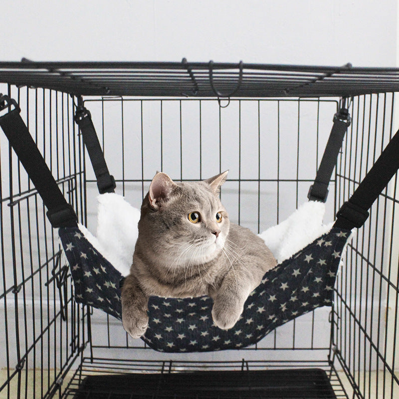 Hamaca colgante para jaula y transportín de gato — foto 4