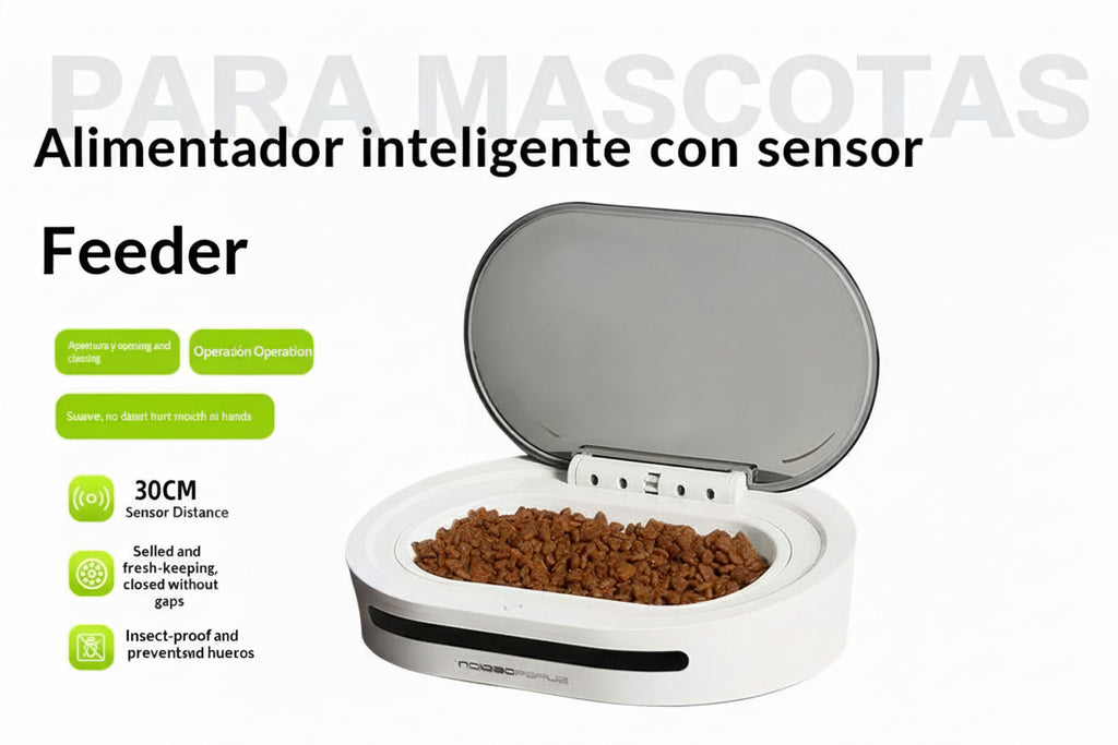 Comedero con tapa que se abre sola — foto 1