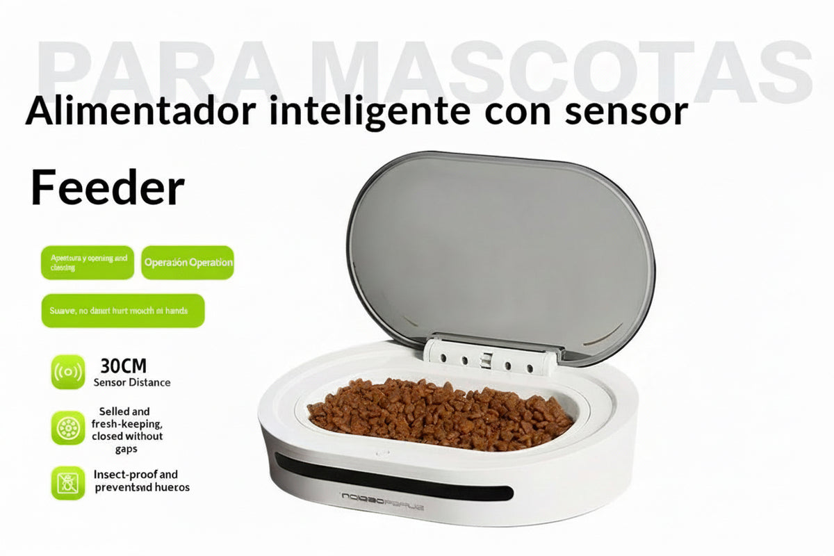 Comedero con tapa que se abre sola — foto 1