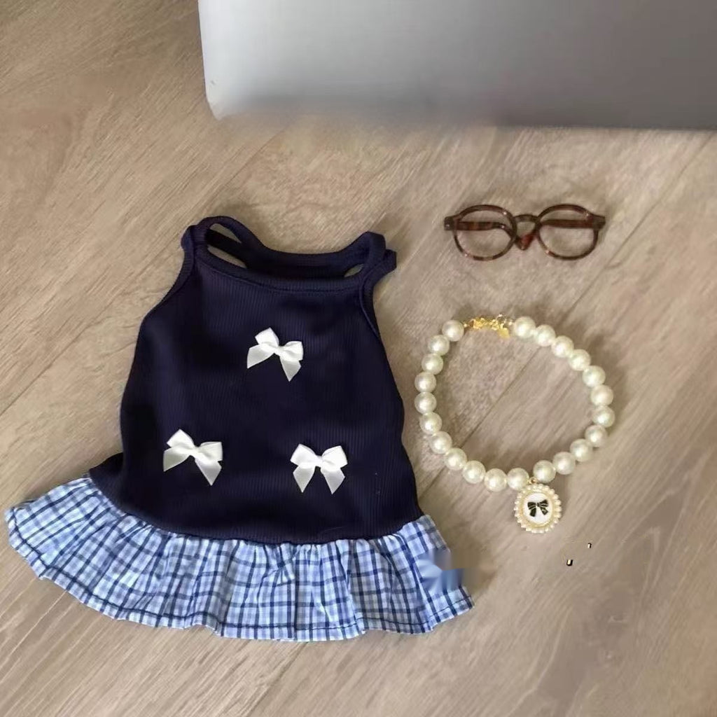 Vestido estilo colegial para perra o gata — foto 2