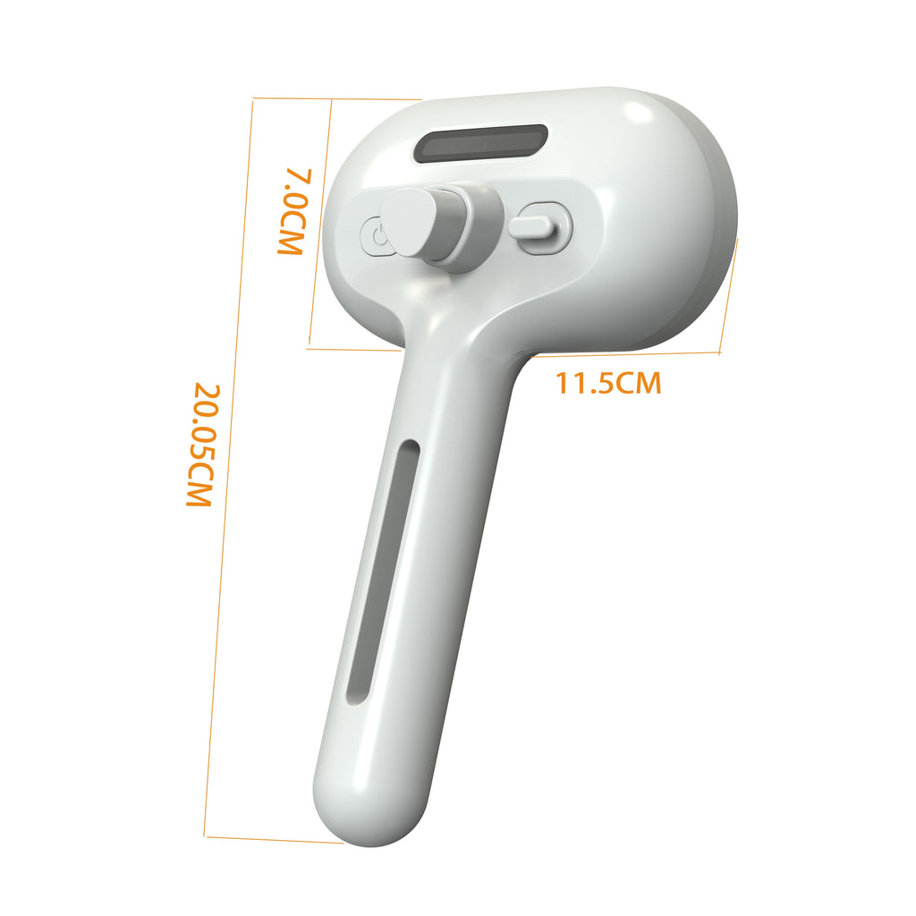 Cepillo autolimpiable para perro con pulverizador integrado
