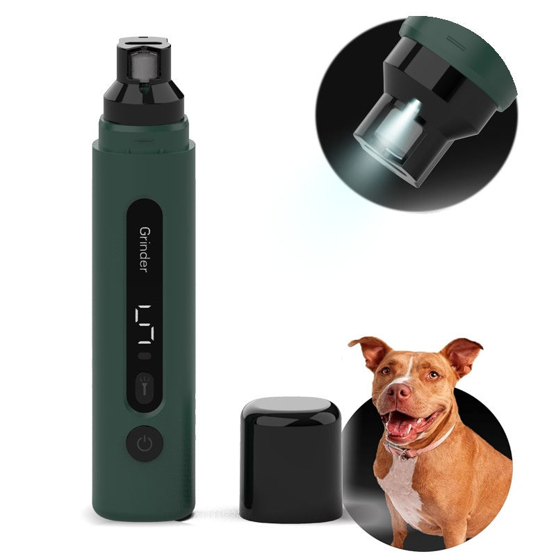 Lima eléctrica de uñas recargable para perro