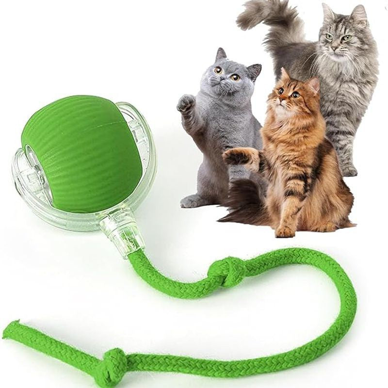 Pelota rodante automática verde