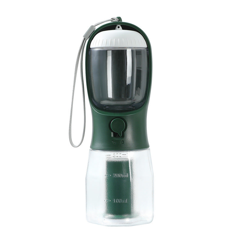 Botella de paseo en verde oscuro