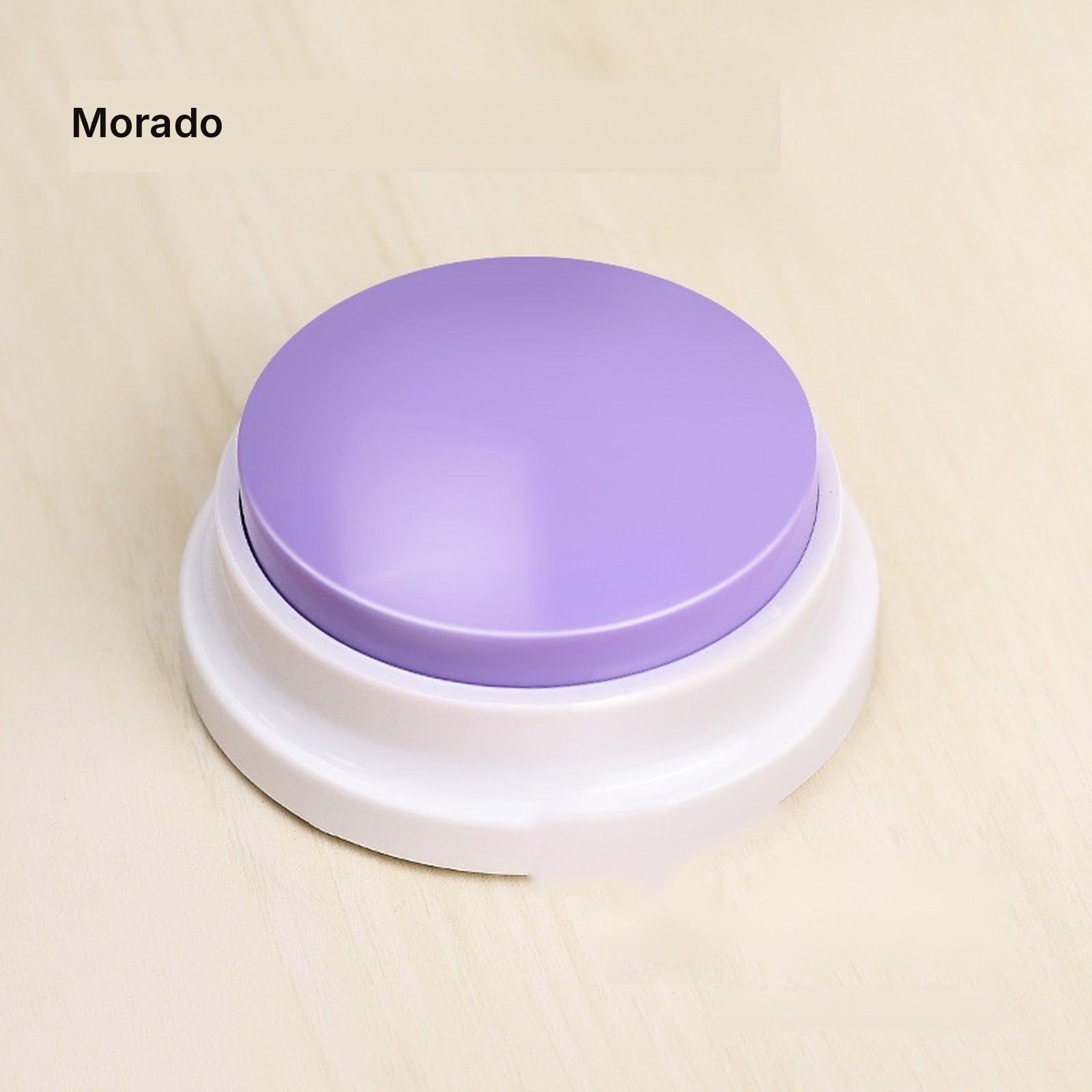 Botón grabable en morado