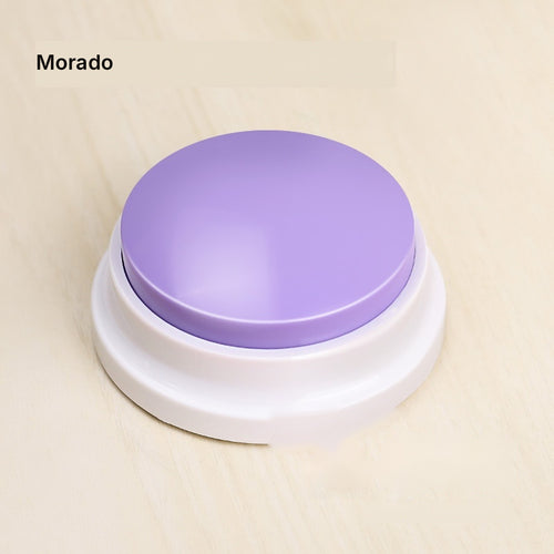 Botón grabable en morado