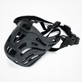Bozal de silicona negro con sus correas ajustables