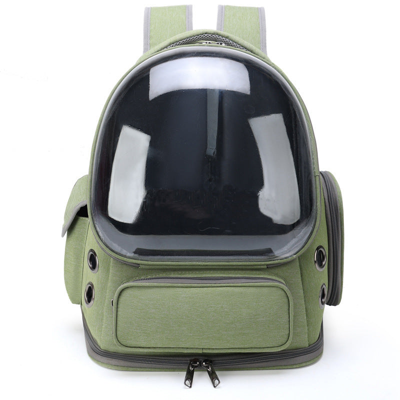 Mochila burbuja en verde