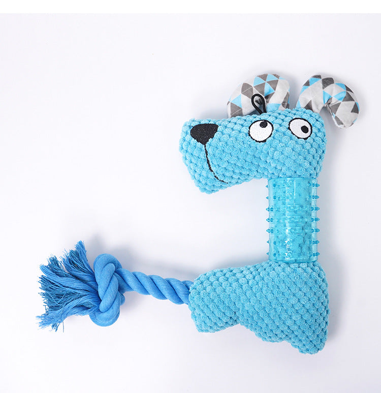 Detalle de las costuras reforzadas del peluche