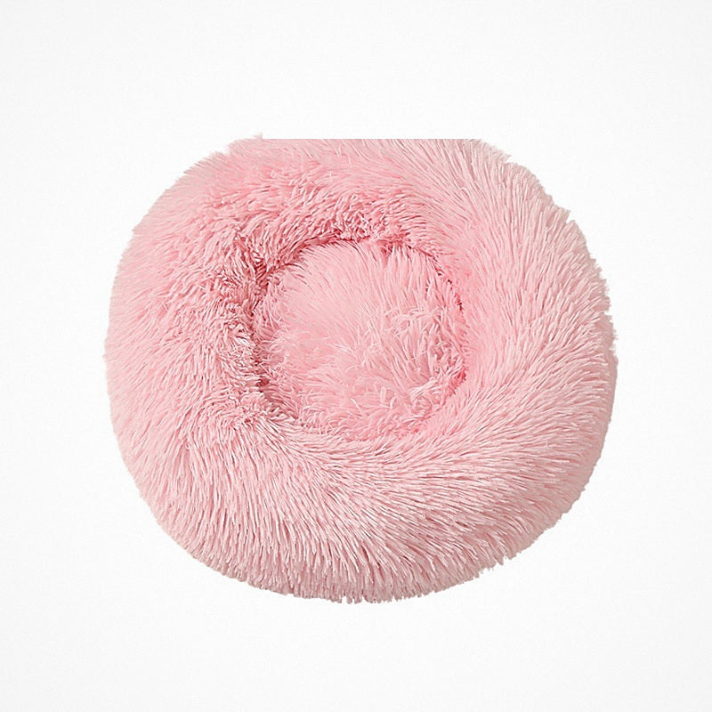 Cama en dónut en rosa