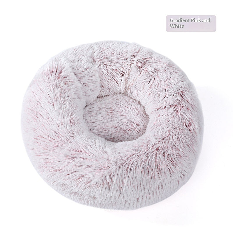 Cama cueva de invierno para perro y gato