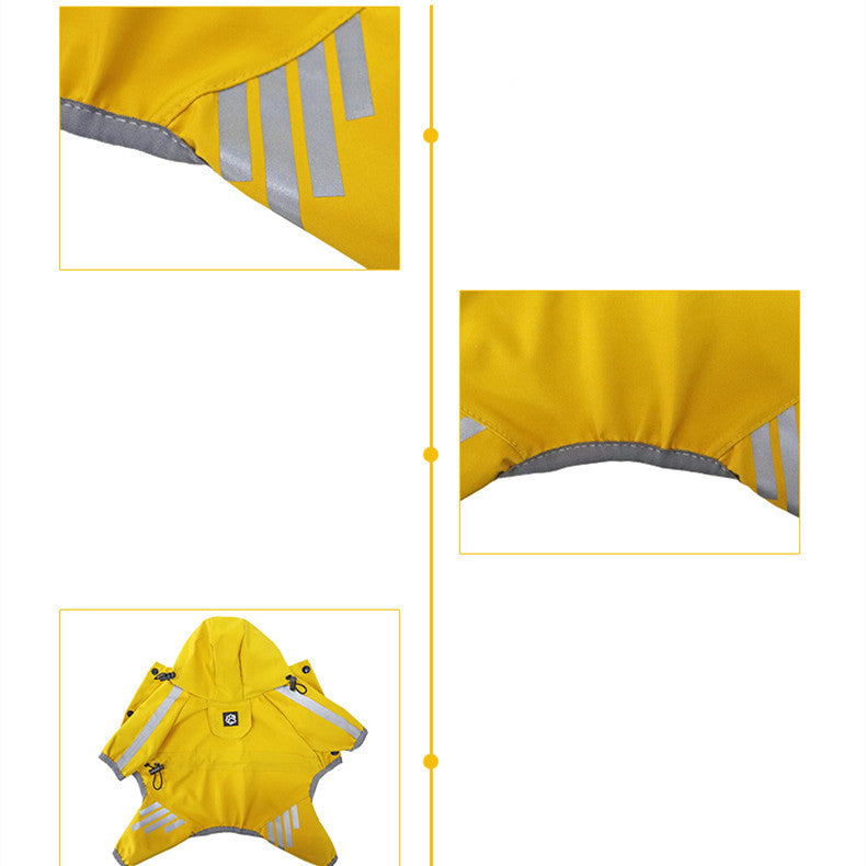 Detalle de las bandas reflectantes de las perneras y del bajo elástico