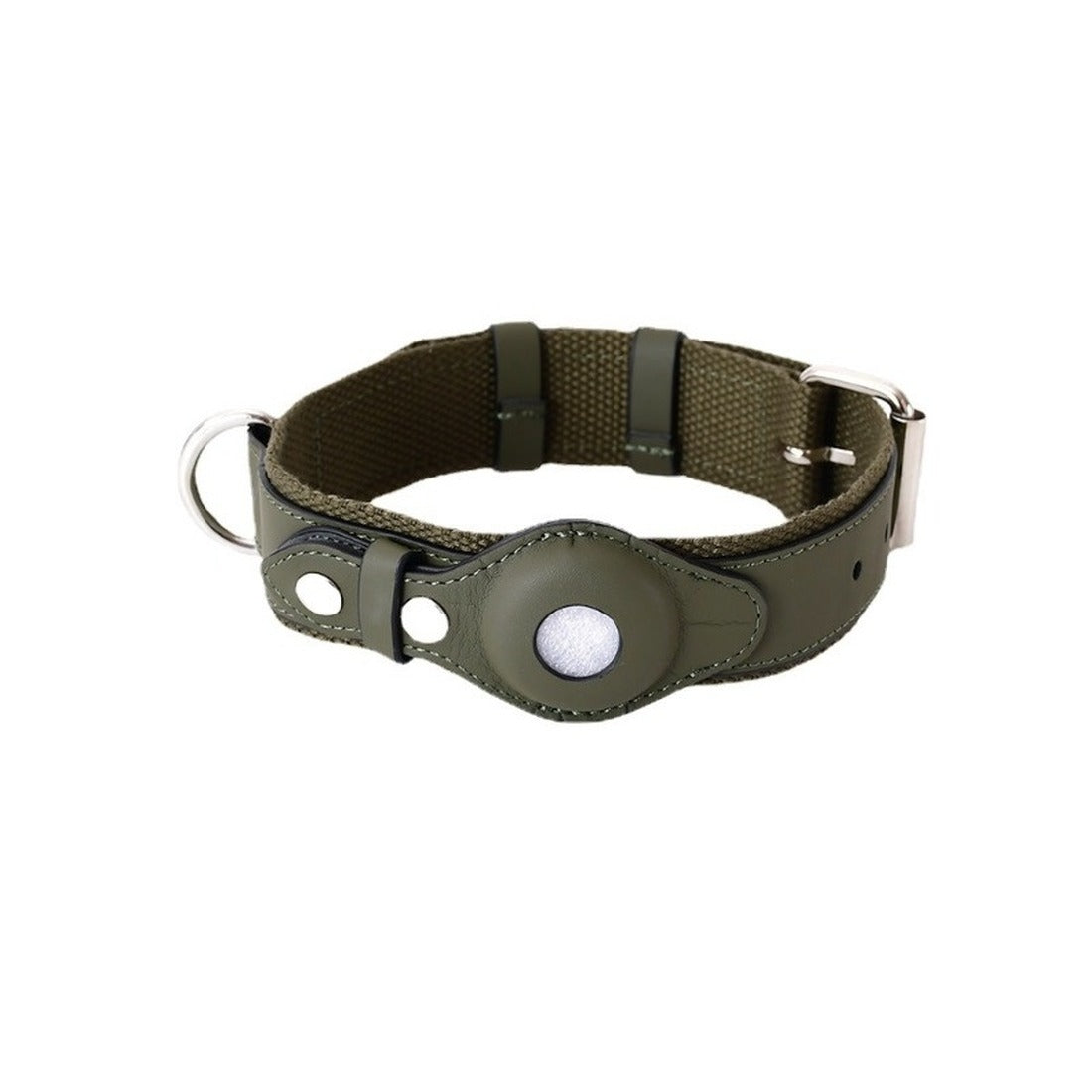 Collar con AirTag visto de frente