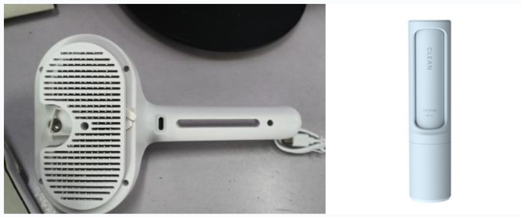 Detalle de las púas anguladas con punta redondeada