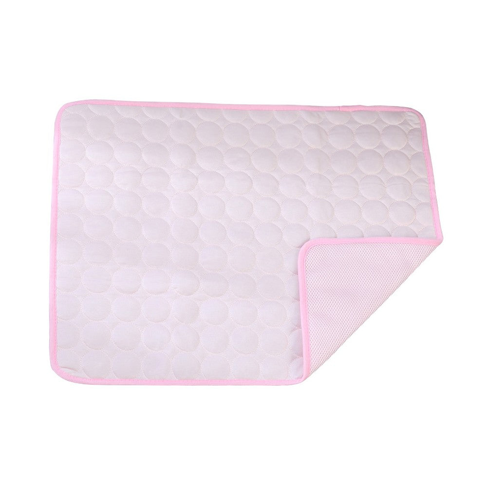 Alfombrilla refrescante rosa